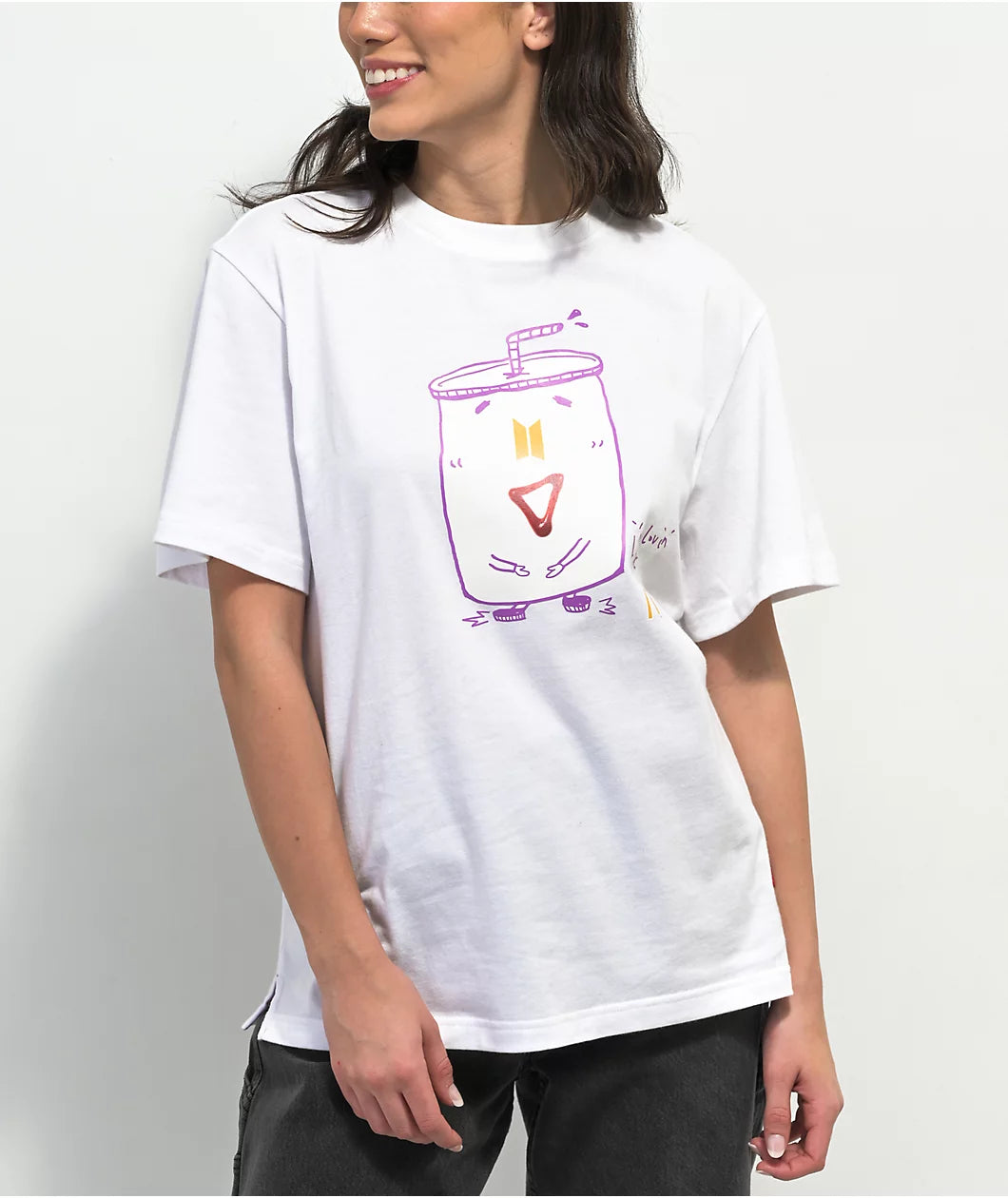 BTS X MCDONALDS'S COLLABORATION MERCH SAUCY S/S T-SHIRT (JIN)