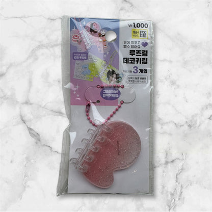 MINI GLITTER PHOTOCARD HOLDER KEYRING