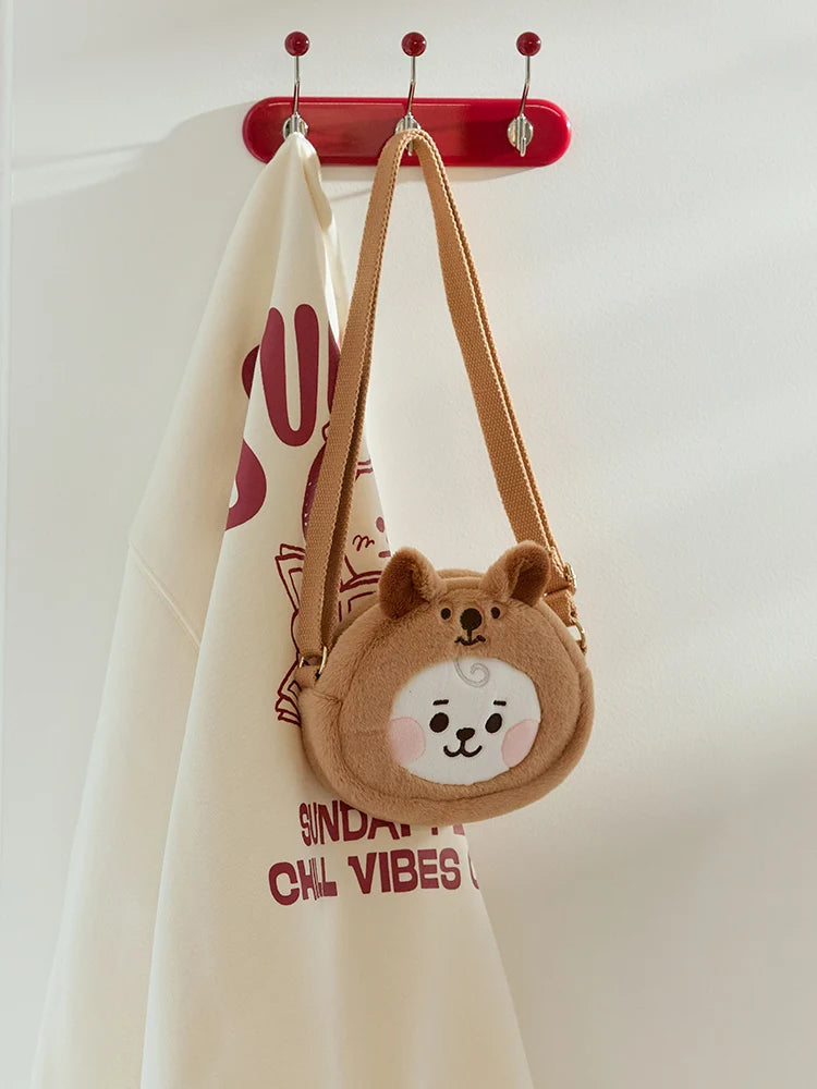 BT21 Fluffy Baby Crossbody Bag COOKY
