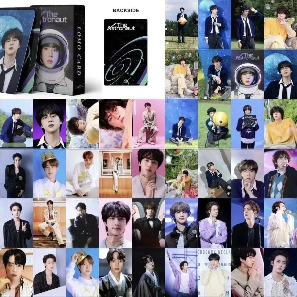 BTS JIN THE ASTRONAUT LOMO CARDS 55KS