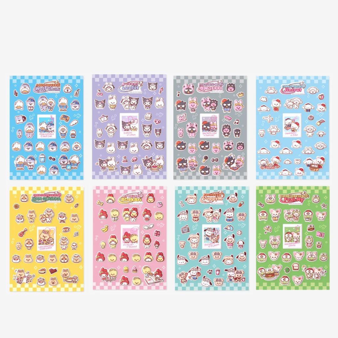 STRAY KIDS - RUN IT JAPANESE MD | SKZOO×SANRIO CHARACTERS STICKER PREORDER