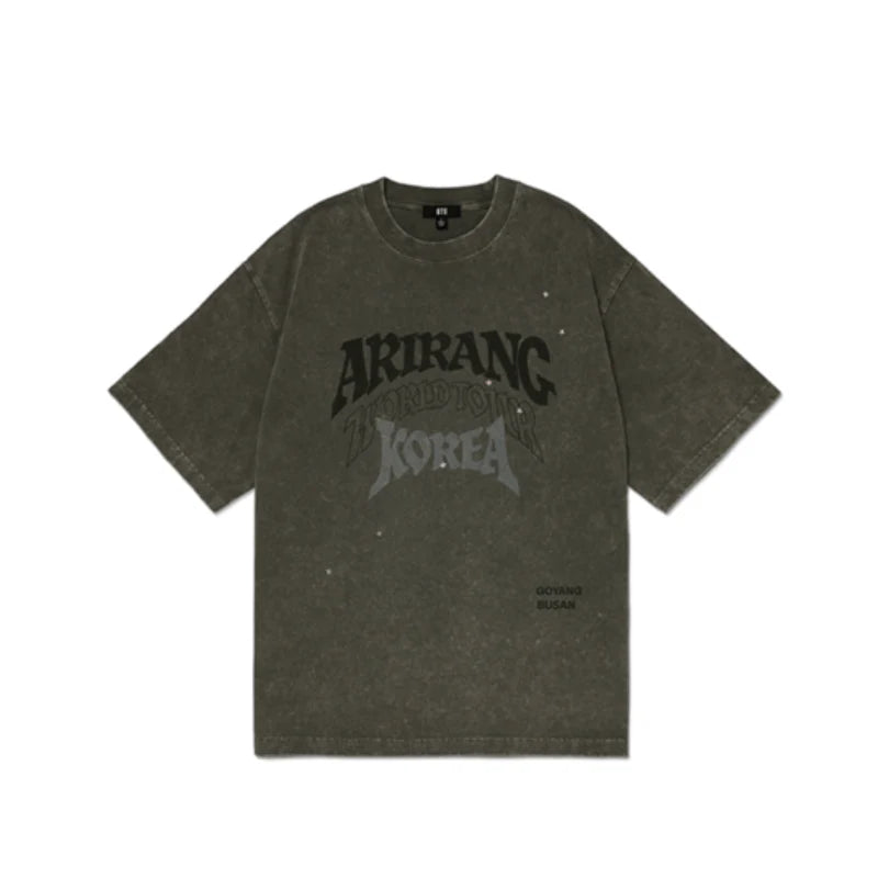 BTS 'Arirang' World Tour S/S T-Shirt exclusive Korea PREORDER BUSAN PICK UP
