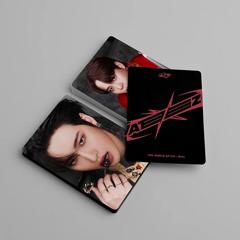 ATEEZ THE WORLD EP.DIN: WILL LOMO CARDS 55 KS