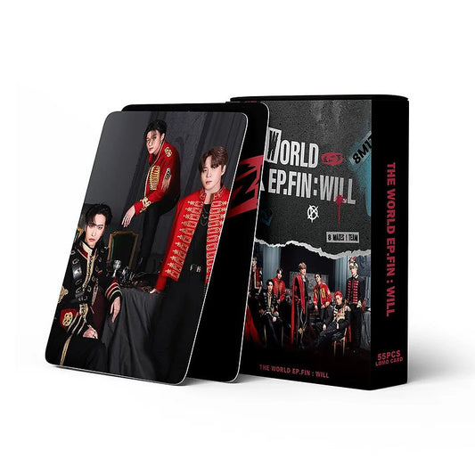 ATEEZ THE WORLD EP.DIN: WILL LOMO CARDS 55 KS