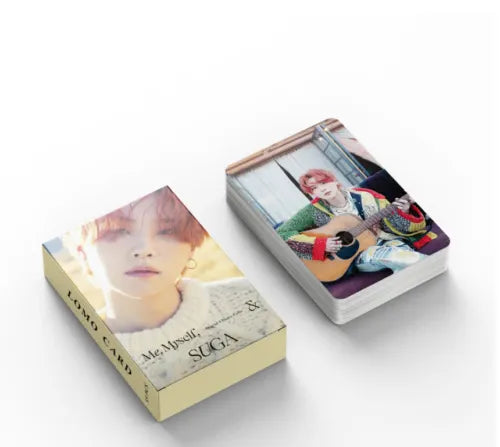 BTS ME, MYSELF AND SUGA LOMO CARDS 55KS