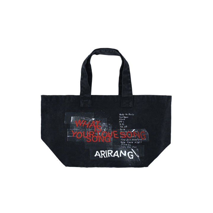 BTS - Tote Bag (Black) ['Arirang' World Tour / US EXCLUSIVE] PREORDER