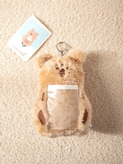 Happy quokka doll photocard holder