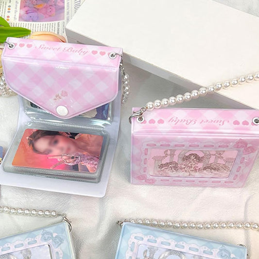 Photocard Binder with Beaded Chain