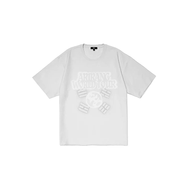 BTS 'Arirang' World Tour S/S Tour T-Shirt (Grey) PREORDER BUSAN PICK UP