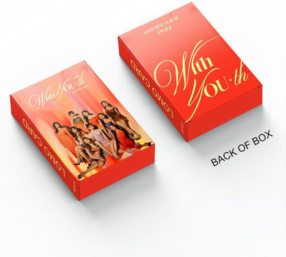 TWICE WITH YOUTH LOMO CARDS 55PCS