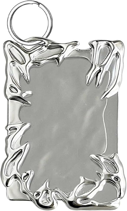 Silver Plating Irregular Frame Photo Card Holder