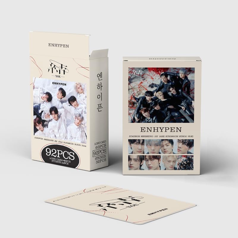 enhypen holographic lomo cards ENHYPEN YOU HOLOGRAPHIC LOMO CARDS 92PCS – Kpopkrámek