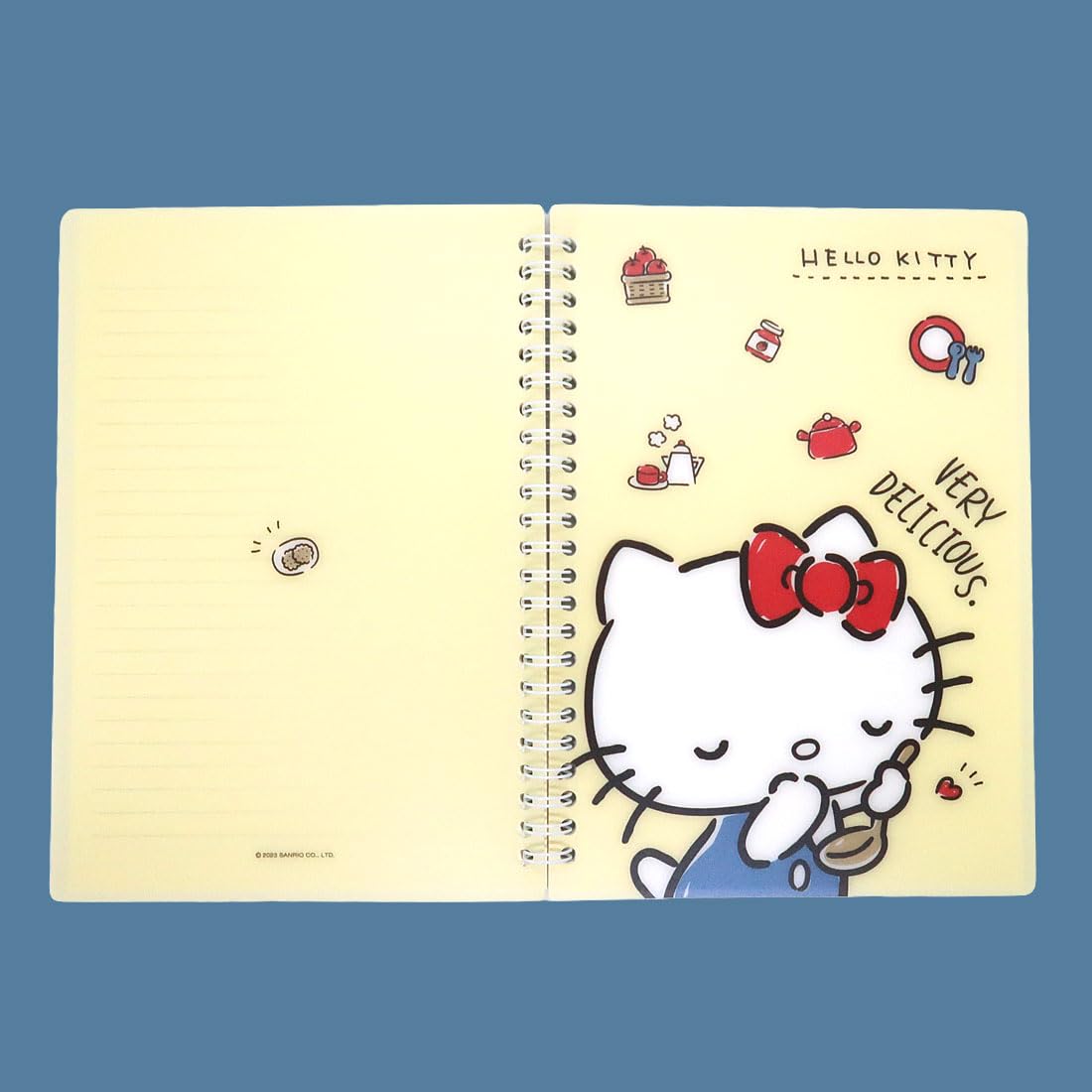Hello Kitty  A5 Spiral Notebook, 80 Sheets