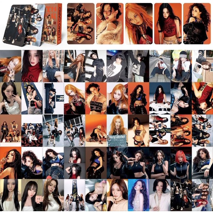 AESPA DIRTY WORK LOMO CARDS 55KS