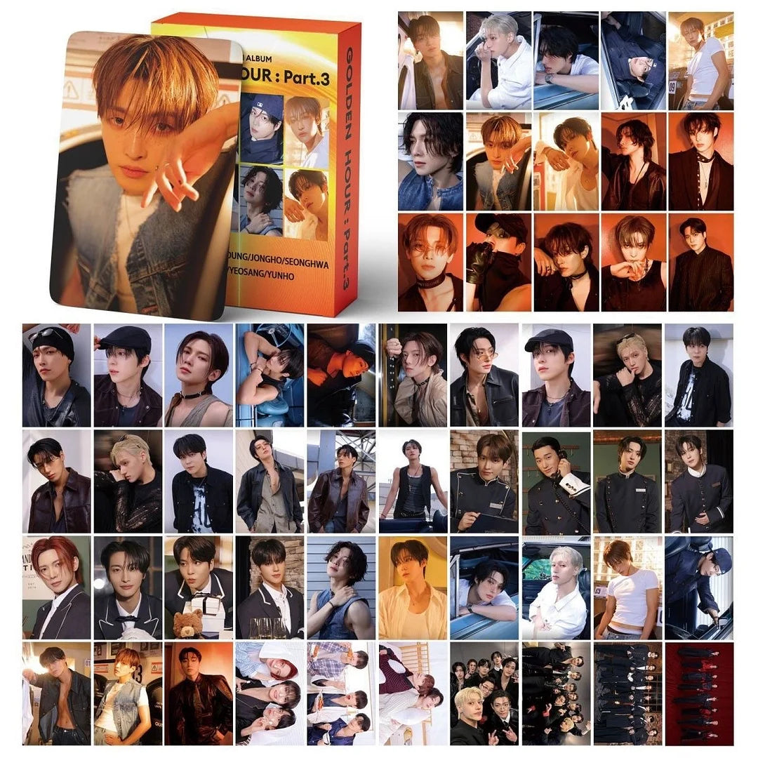 ATEEZ GOLDEN HOUR PART. 3 LOMO CARDS 55KS