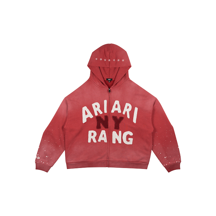 BTS - Zip-up Hoodie (Red) ['Arirang' World Tour / US EXCLUSIVE] PREORDER