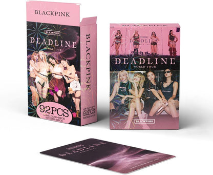 BLACKPINK DEADLINE WORLD TOUR HOLOGRAPHIC LOMO CARDS 92PCS
