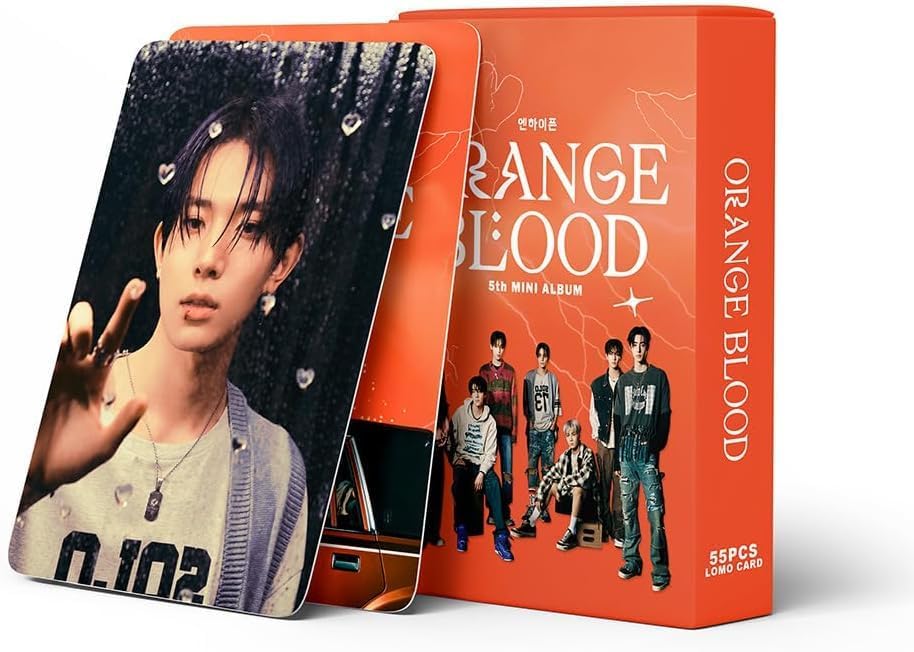 ENHYPEN ORANGE BLOOD LOMO CARDS 55KS