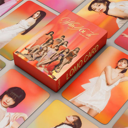 TWICE WITH YOUTH LOMO CARDS 55PCS