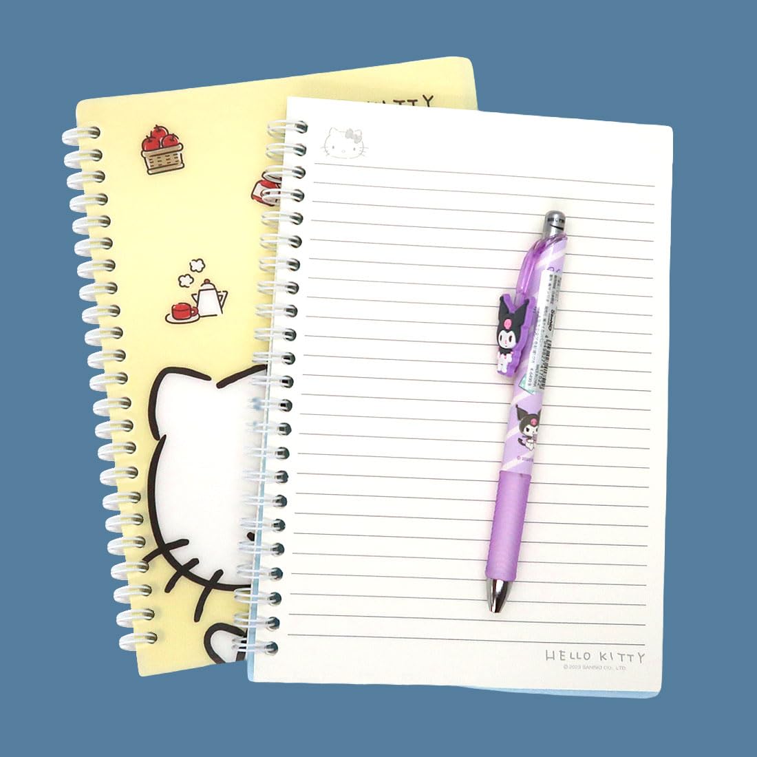 Hello Kitty  A5 Spiral Notebook, 80 Sheets