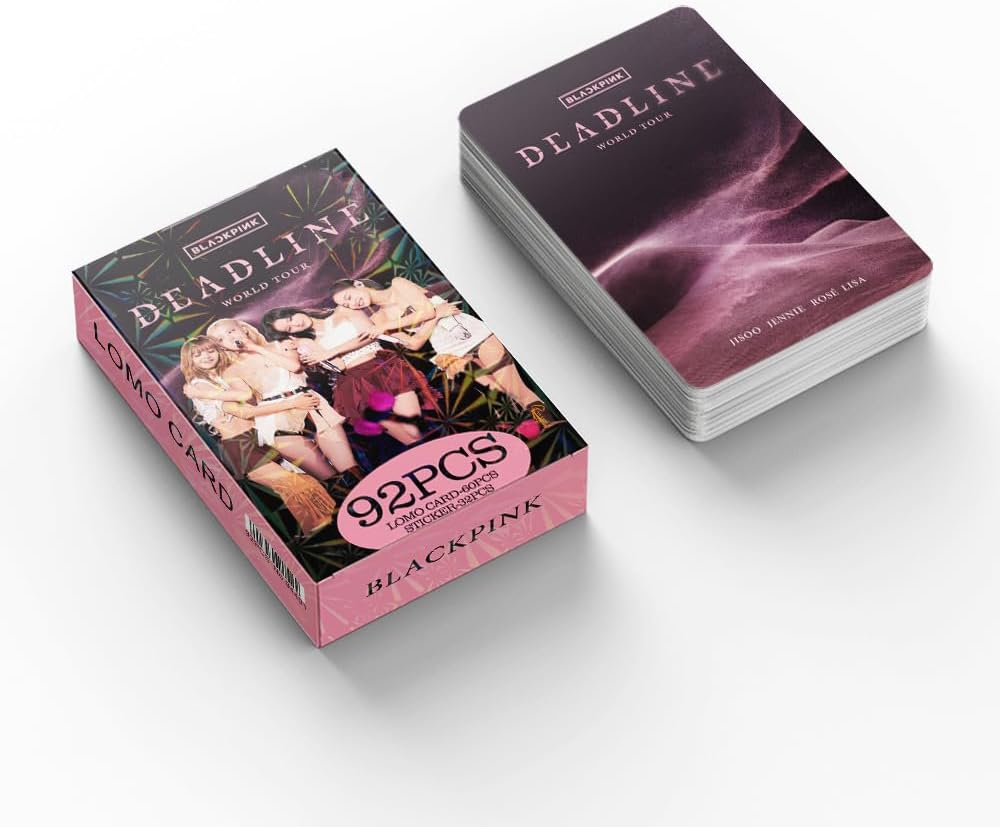 BLACKPINK DEADLINE WORLD TOUR HOLOGRAFICKÉ LOMO CARDS 92KS