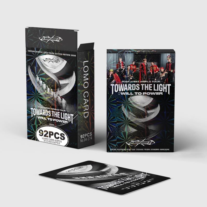 ATEEZ TOWARDS THE LIGHT: WILL TO POWER HOLOGRAFICKÉ LOMO CARDS 92KS