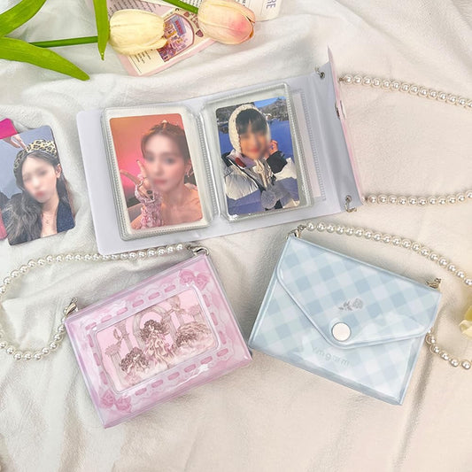Photocard Binder with Beaded Chain