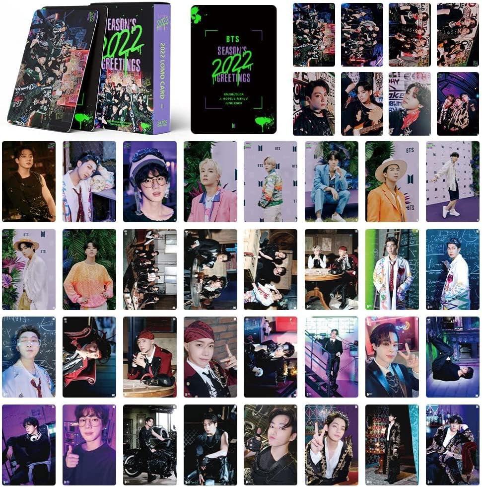 BTS SEASON´S GREETING 2022 LOMO CARDS 55KS