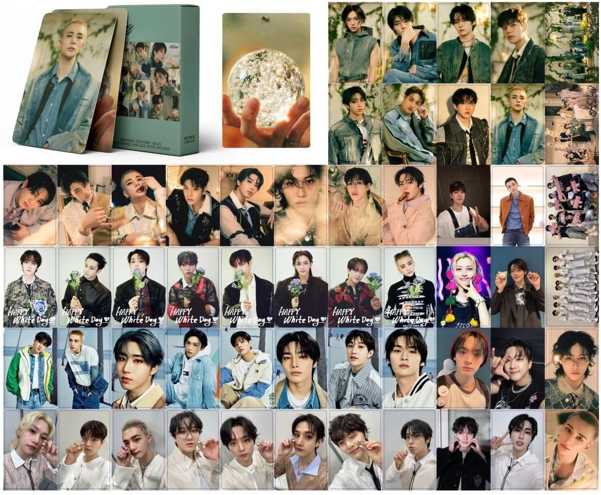 STRAY KIDS HOLLOW HOLOGRAFICKÉ LOMO CARDS 55KS