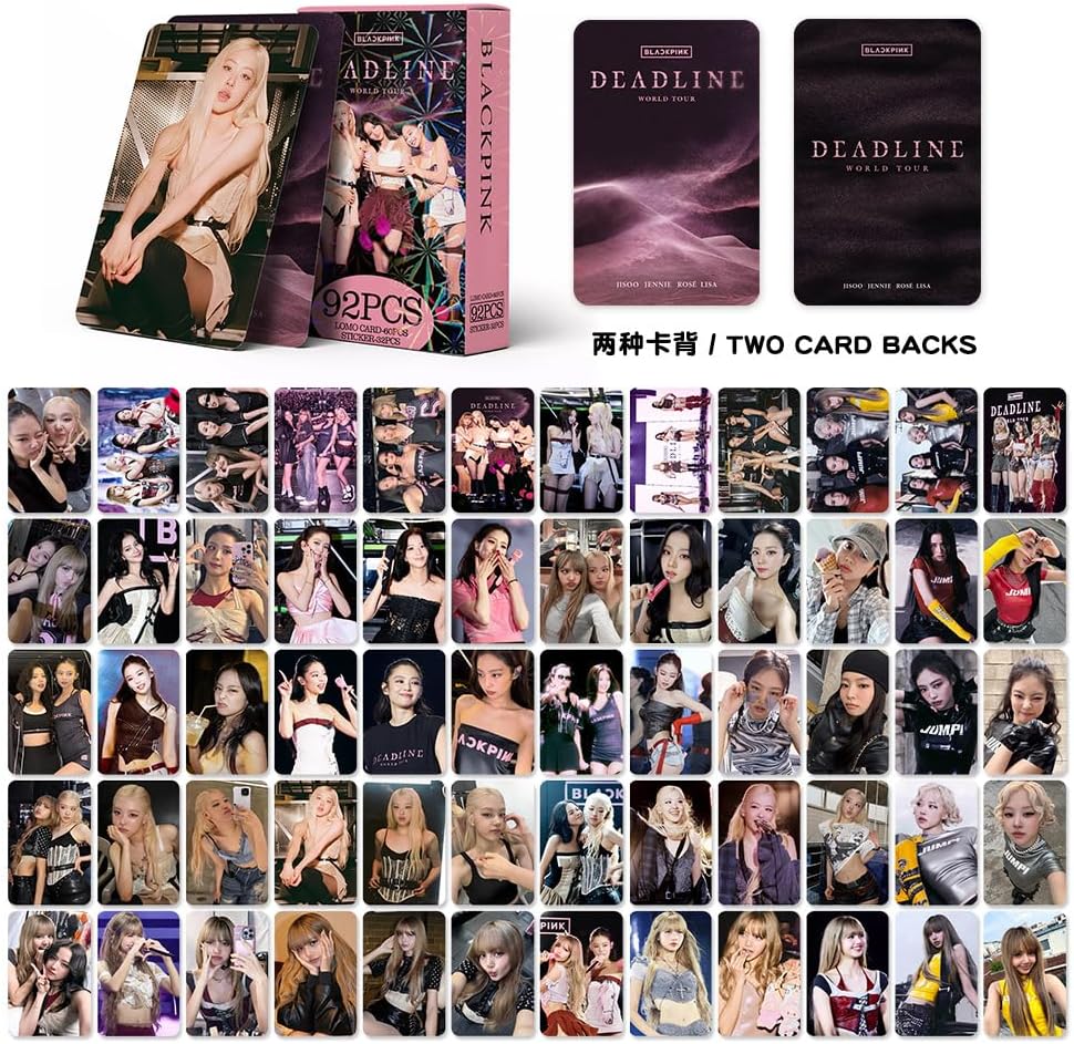 BLACKPINK DEADLINE WORLD TOUR HOLOGRAFICKÉ LOMO CARDS 92KS