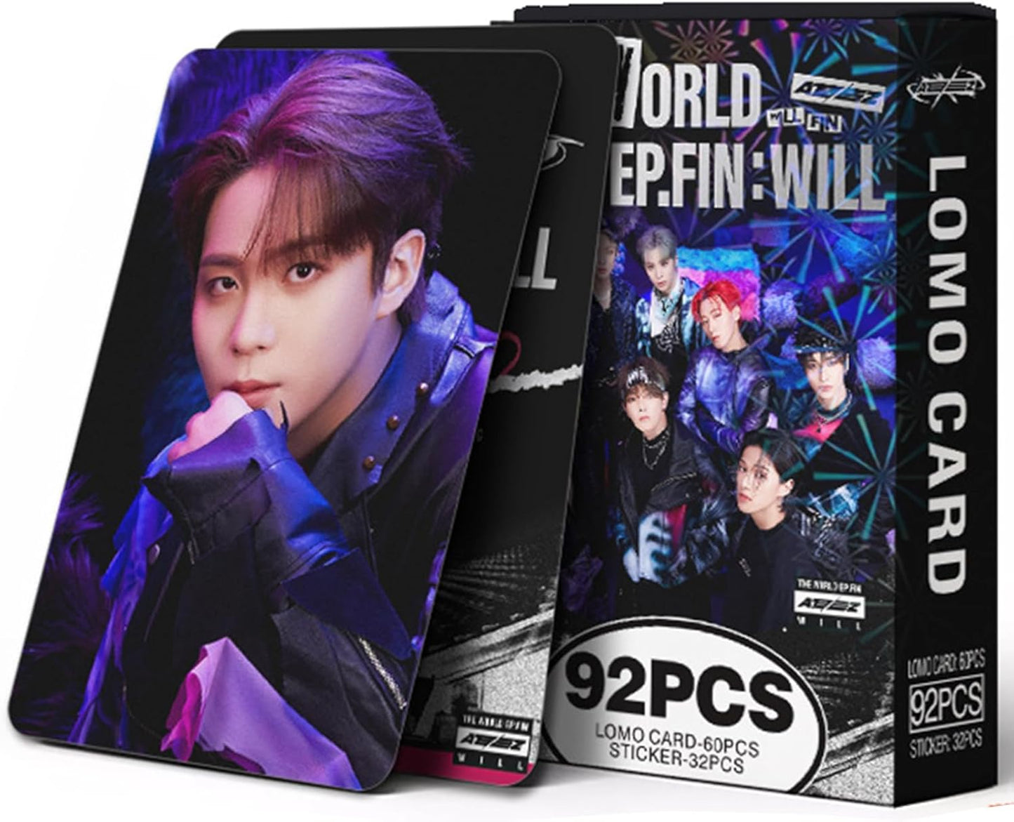 ATEEZ THE WORLD EP.FIN: WILL HOLOGRAFICKÉ LOMO CARDS 92KS