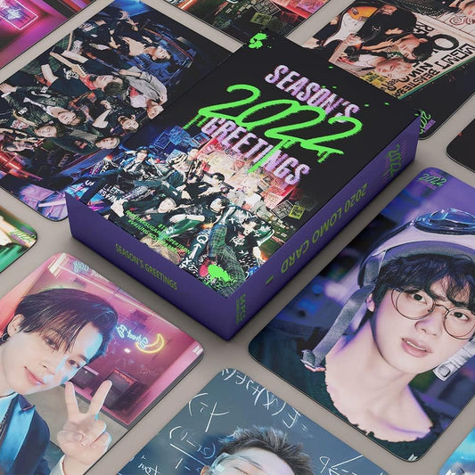 BTS SEASON´S GREETING 2022 LOMO CARDS 55KS