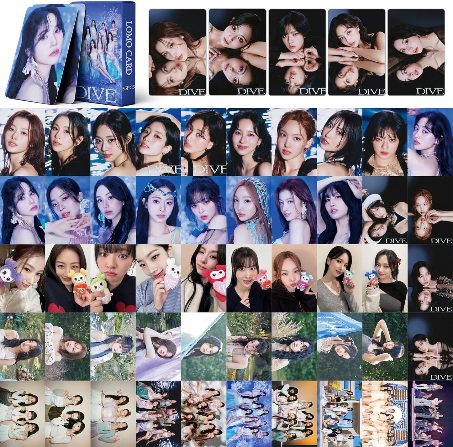 TWICE DIVE LOMO CARDS 55KS