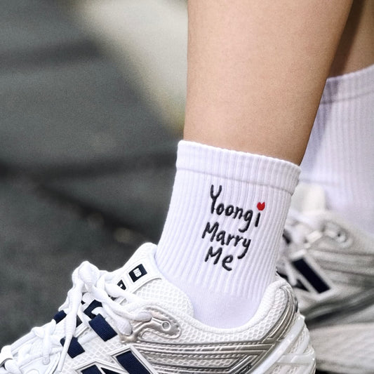 BTS BTS Member Design Embroidered Socks PREORDER