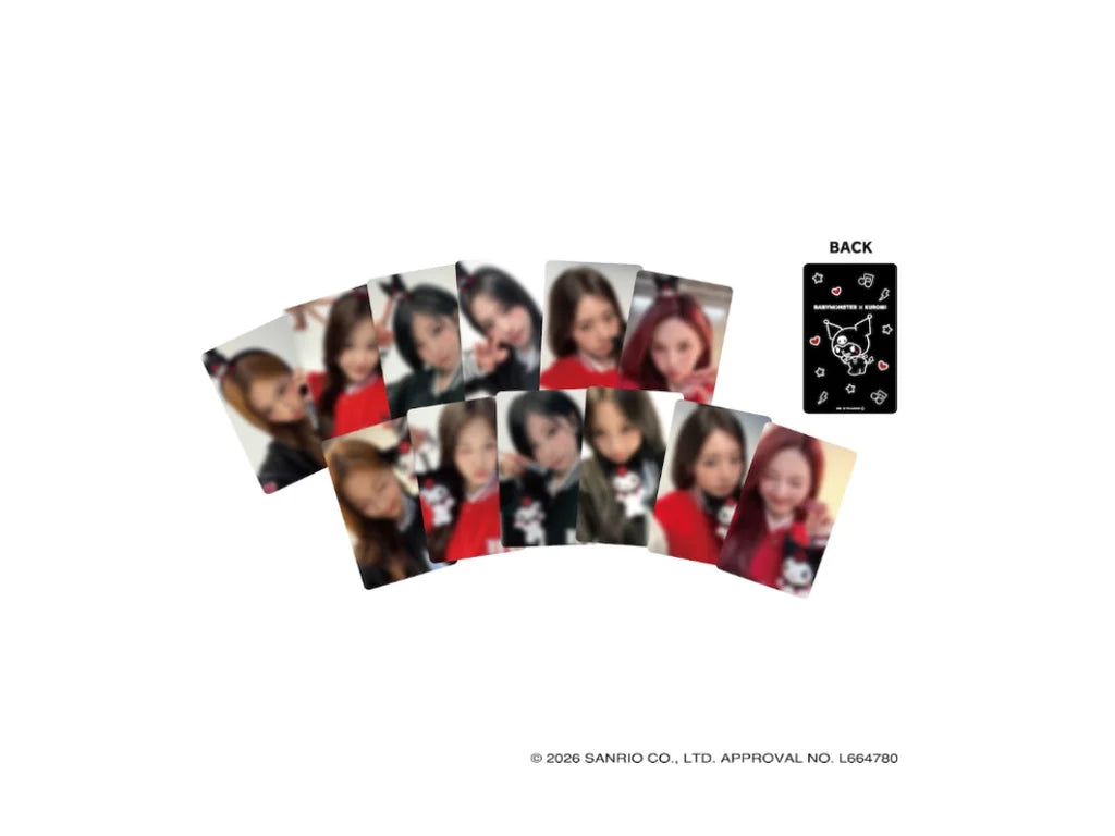 BABYMONSTER X KUROMI JAPAN OFFICIAL MD TRADING CARD