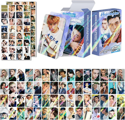 STRAY KIDS HYUNJIN HOLOGRAFICKÉ LOMO CARDS 124KS