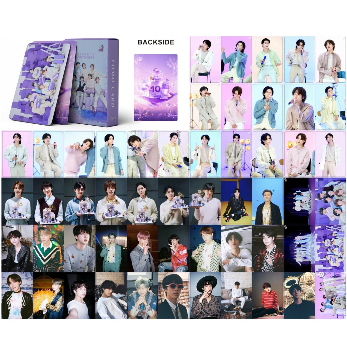 BTS FESTA LOMO CARDS 55 KS