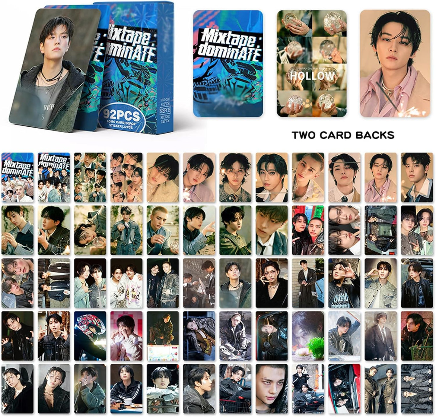 STRAY KIDS MIXTAPE DOMINATE HOLOGRAFICKÉ LOMO CARDS 92KS