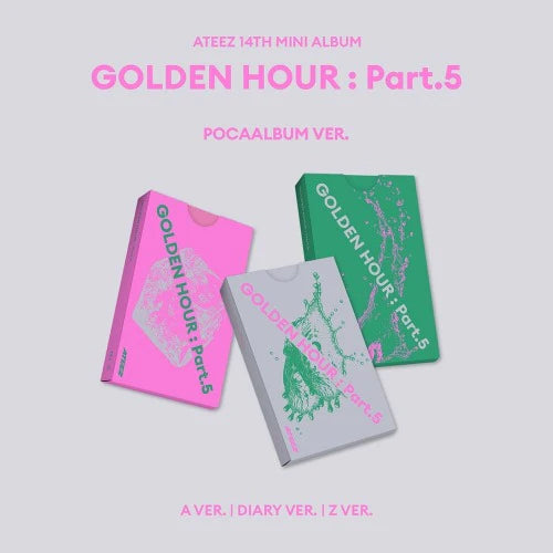 ATEEZ – 14th Mini Album [GOLDEN HOUR : Part.5] (POCAALBUM / A Ver.) PREORDER