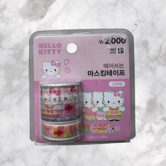 OFFICIAL SANRIO HELLO KITTY WASHI TAPES STICKERS