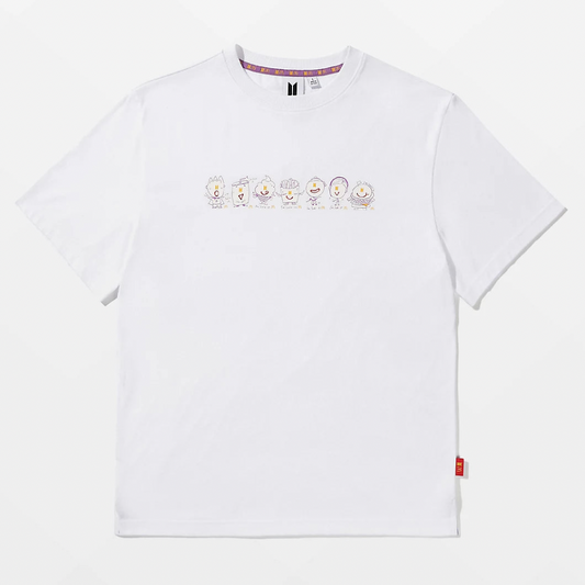 BTS X MCDONALDS'S COLLABORATION MERCH SAUCY S/S T-SHIRT GROUP