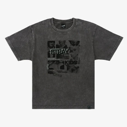 STRAY KIDS - RUN IT JAPANESE MD | PHOTO T-SHIRT BLACK KEYRING PREORDER