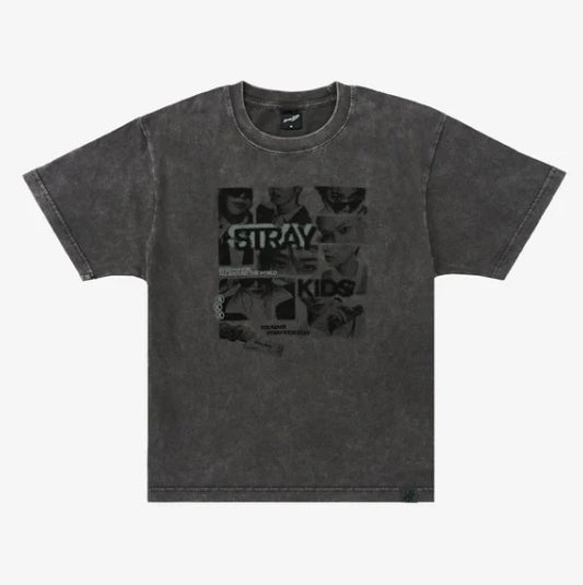 STRAY KIDS - RUN IT JAPANESE MD | PHOTO T-SHIRT BLACK KEYRING PREORDER