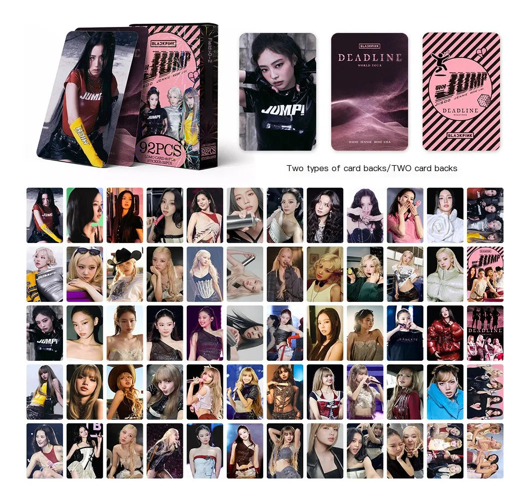 BLACKPINK JUMP HOLOGRAFICKÉ LOMO CARDS 92KS