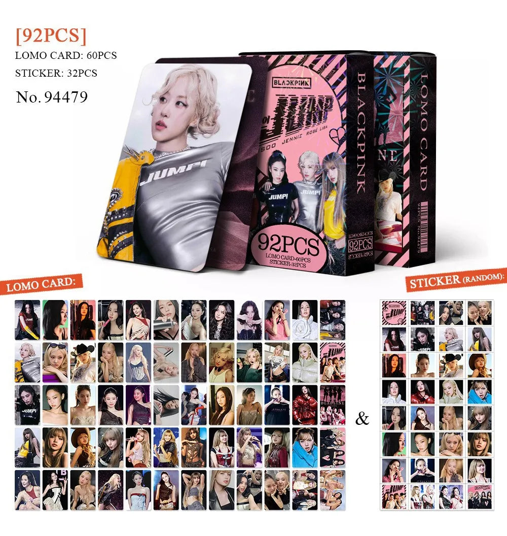 BLACKPINK JUMP HOLOGRAFICKÉ LOMO CARDS 92KS