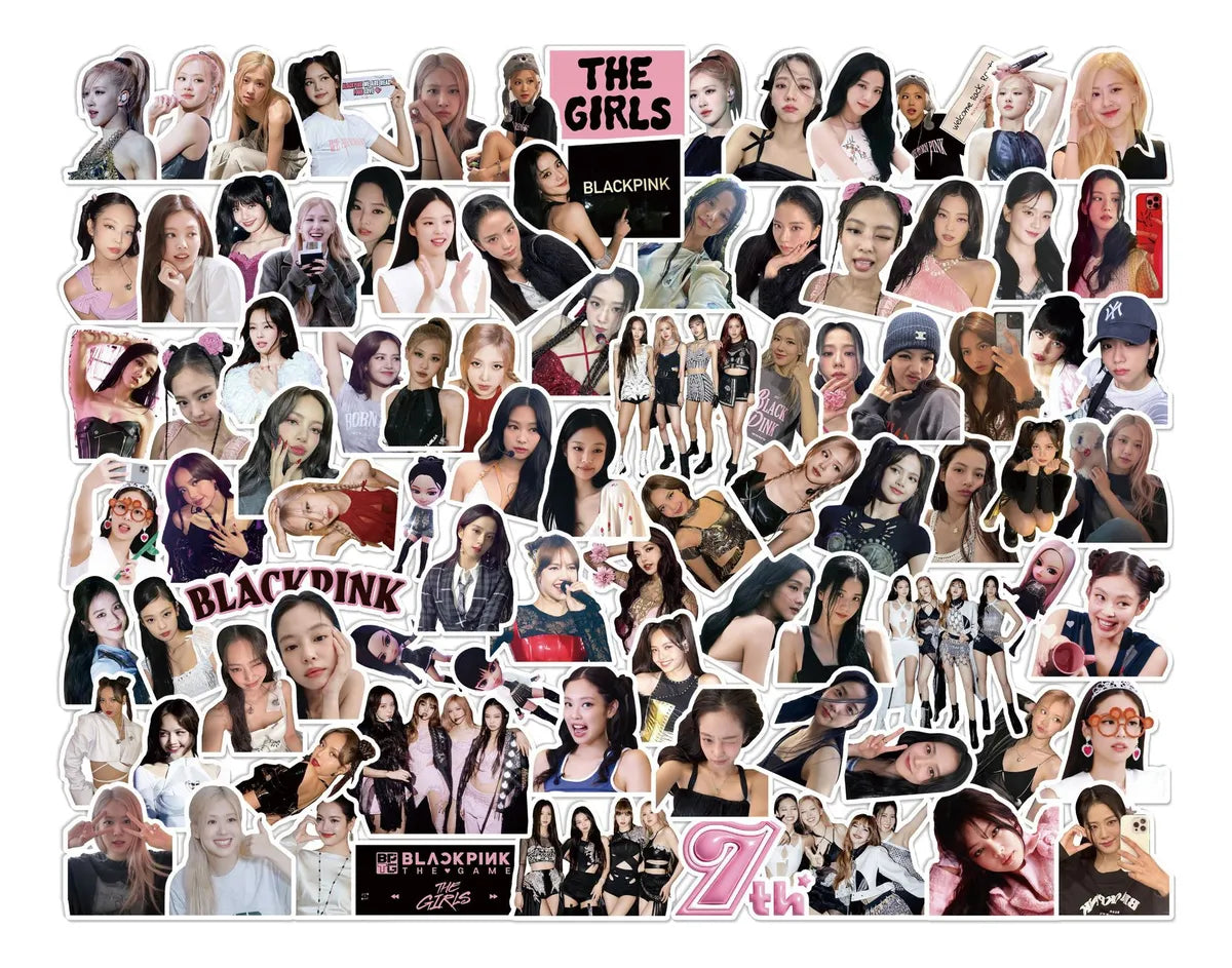 BLACKPINK 7TH ANNIVERSARY 89PCS STICKERS