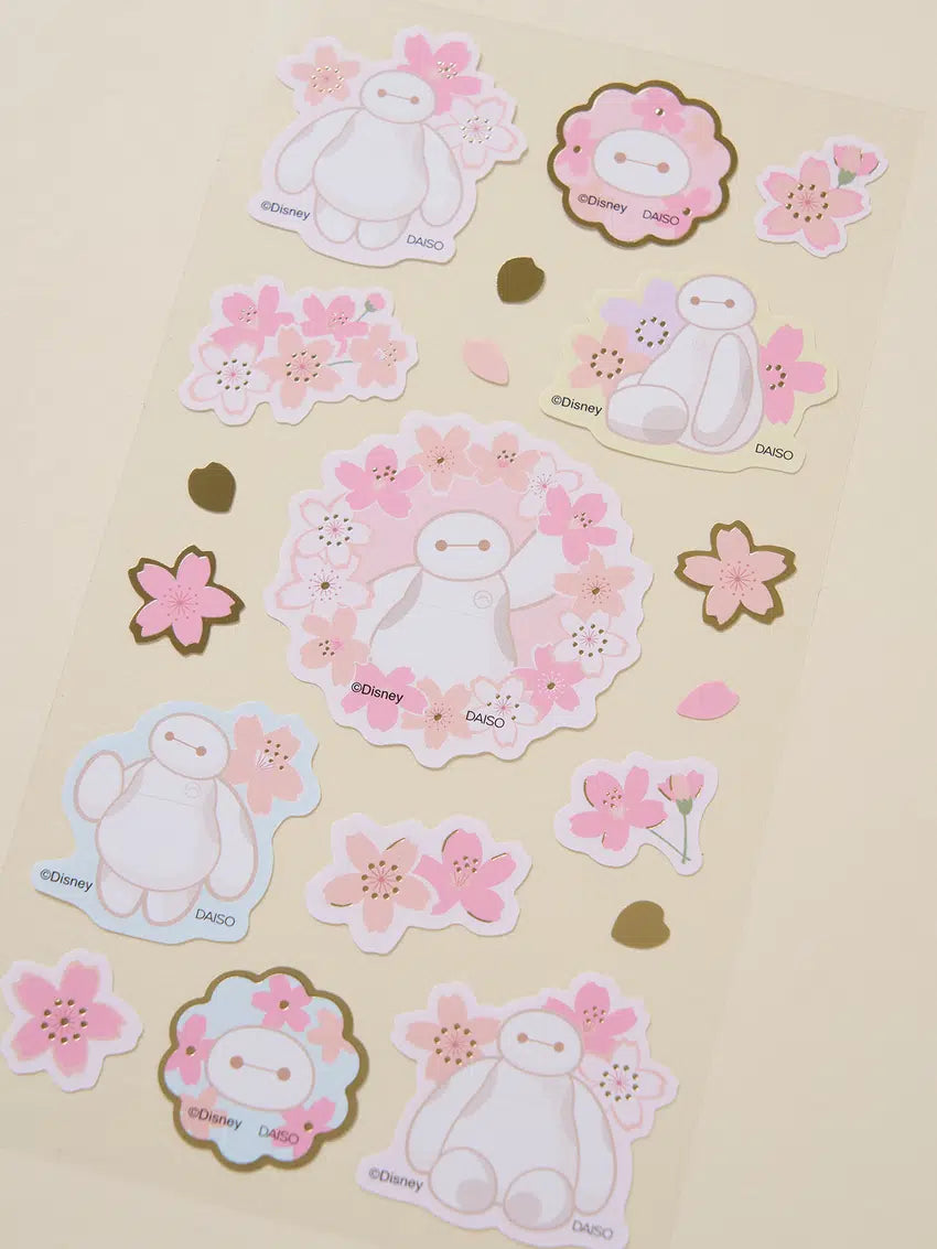 Cherry Blossom Disney Baymax Sticker