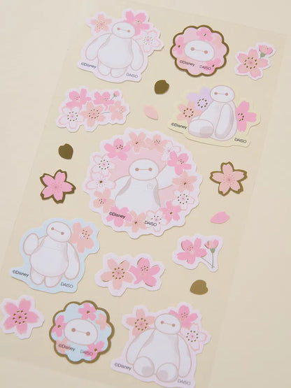 Cherry Blossom Disney Baymax Sticker