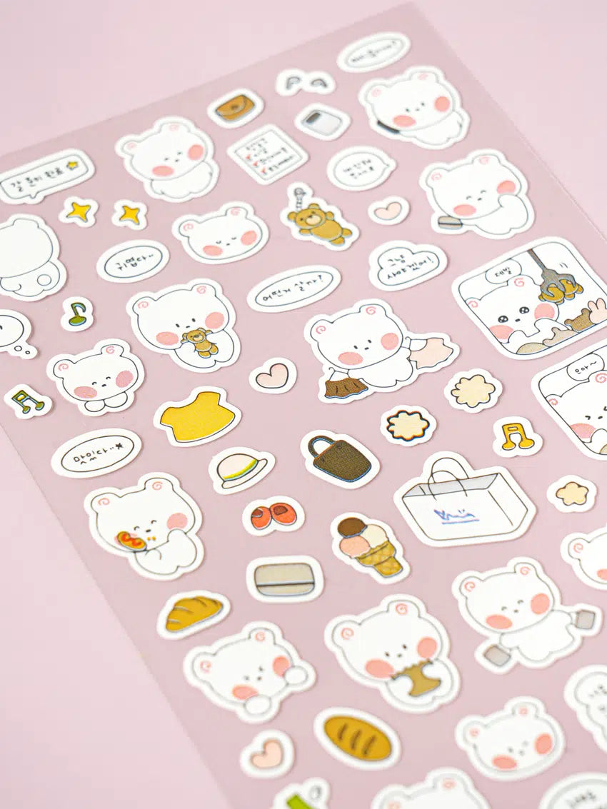 Balgre Bear Stickers 4ks
