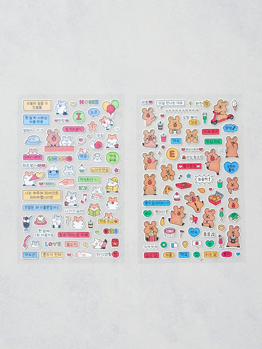 Personality Type Sticker 4ks